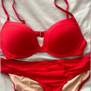 J. Crew Red Bikini Set